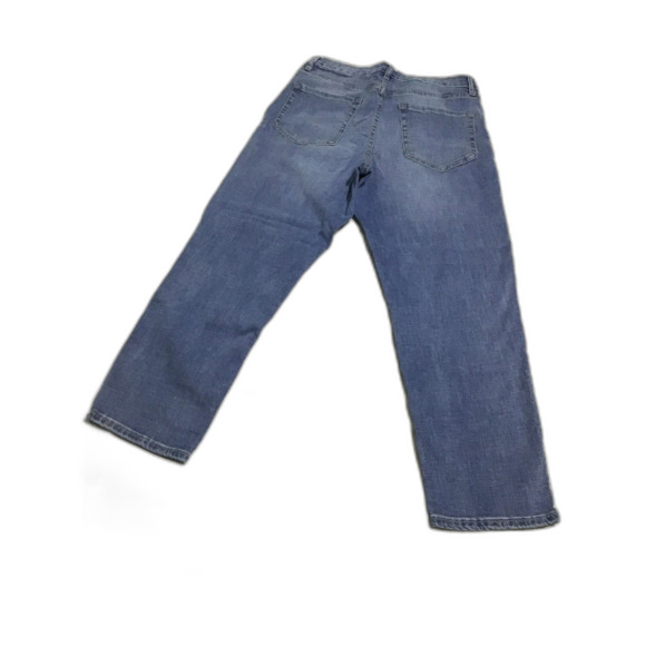 Ella Moss Blue High Rise Straight Jeans Size 12 - Picture 2 of 7